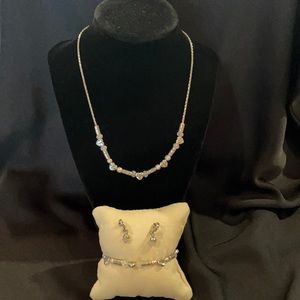 Brighton necklace with matching toggle bracelet and earrings